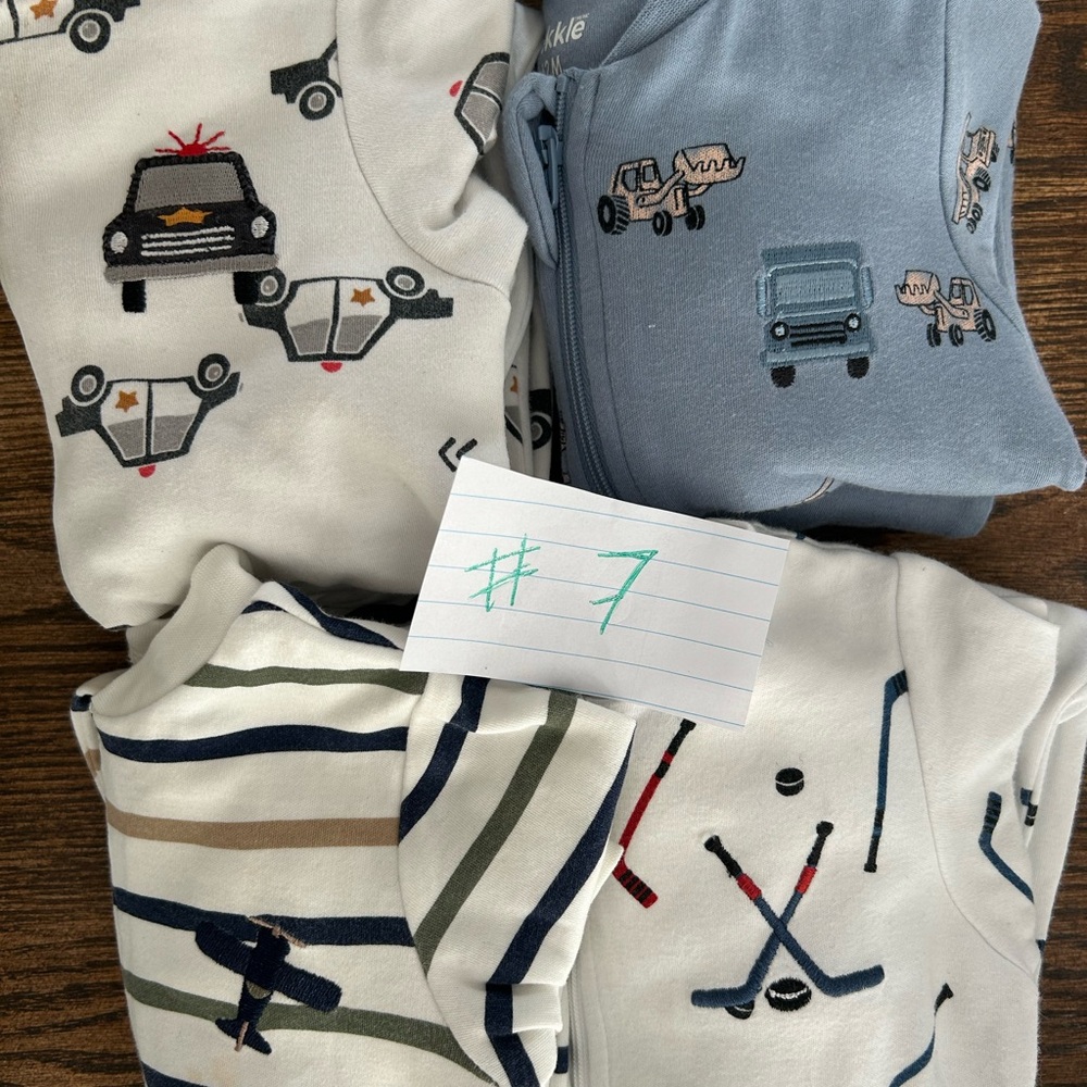 Kids' Vehicle and Sports Themed Pajamas